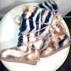 Faux Fur Boots